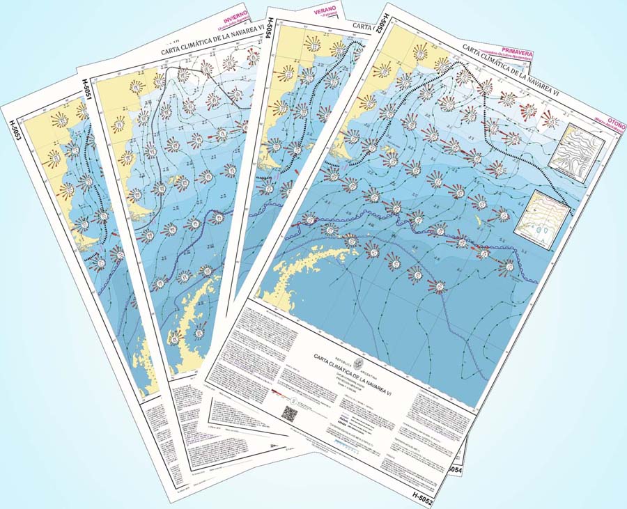 Cartas climáticas de la NAVAREA VI