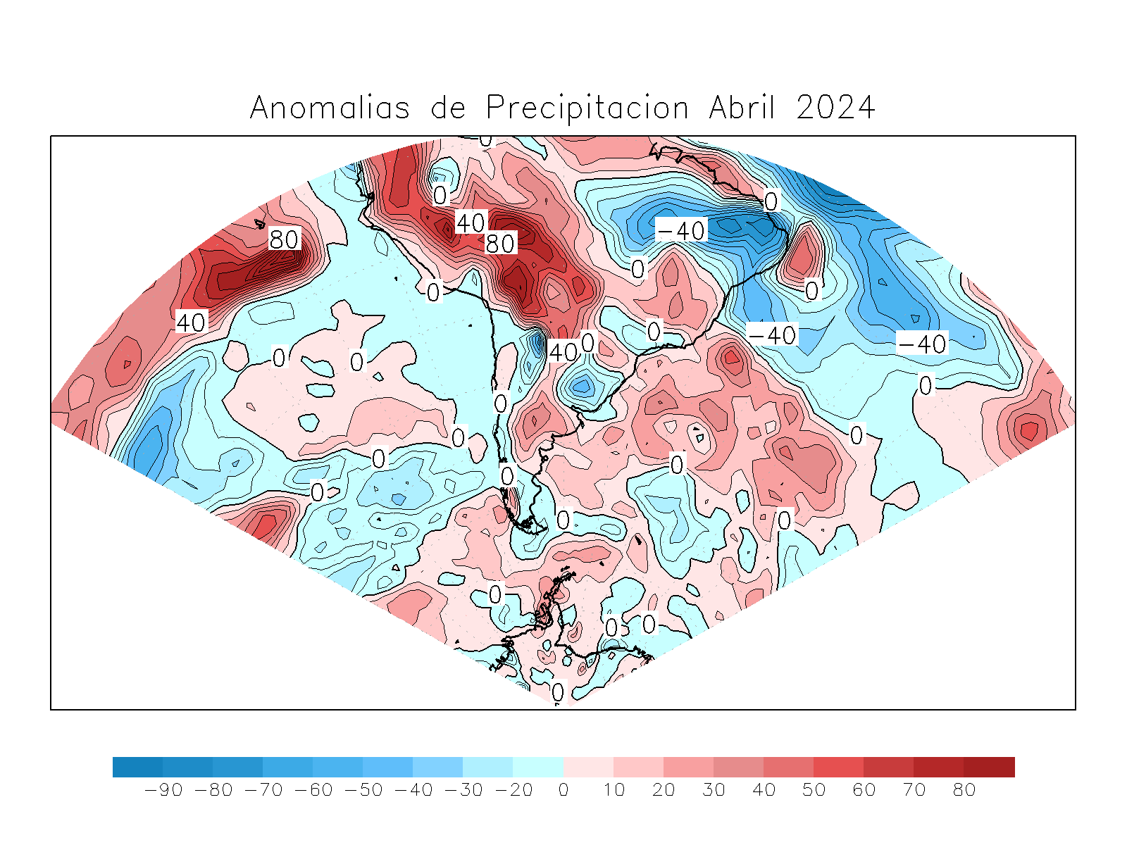 Anomalia para el mes de ABR