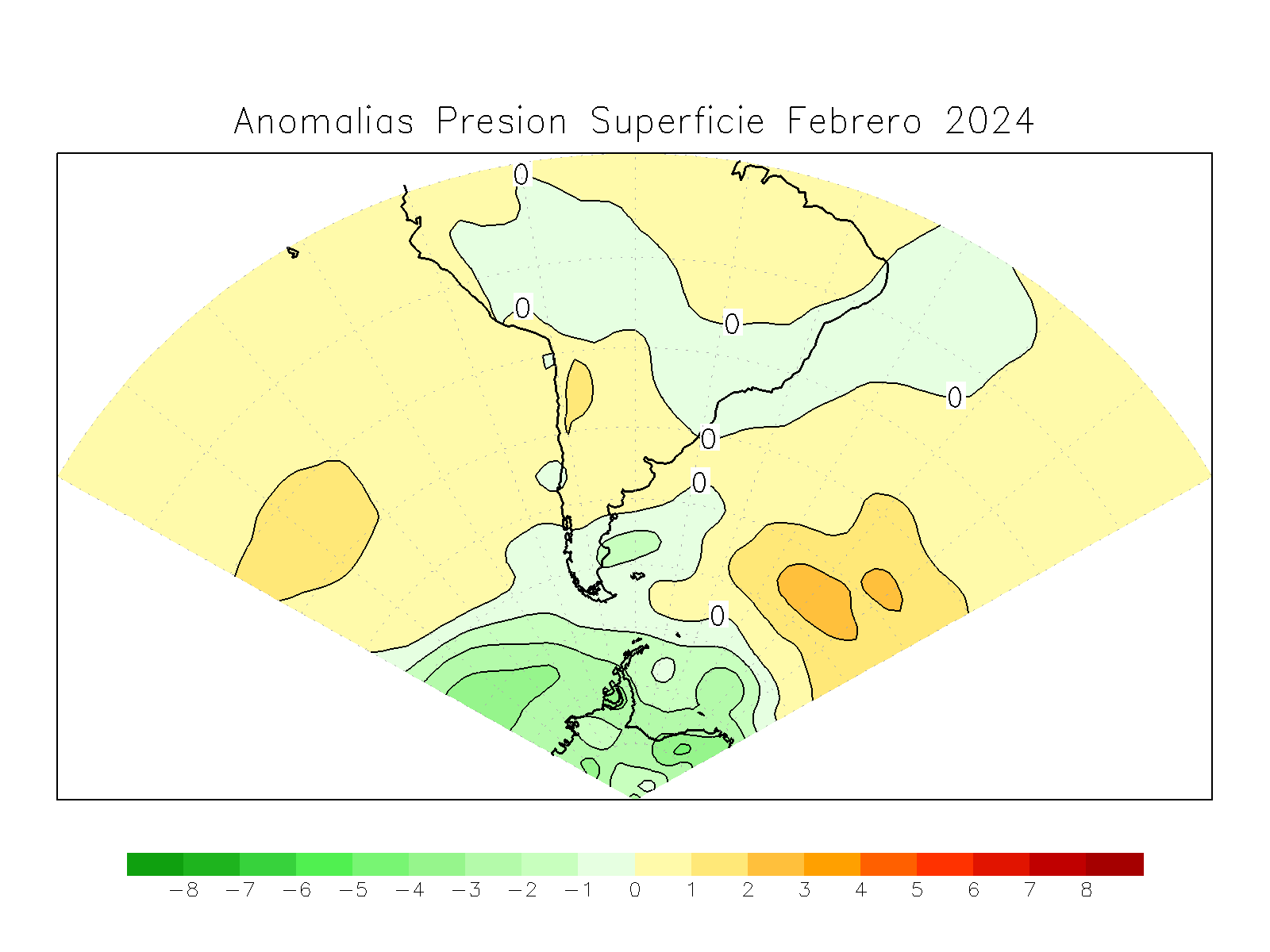 Anomalia para el mes de FEB