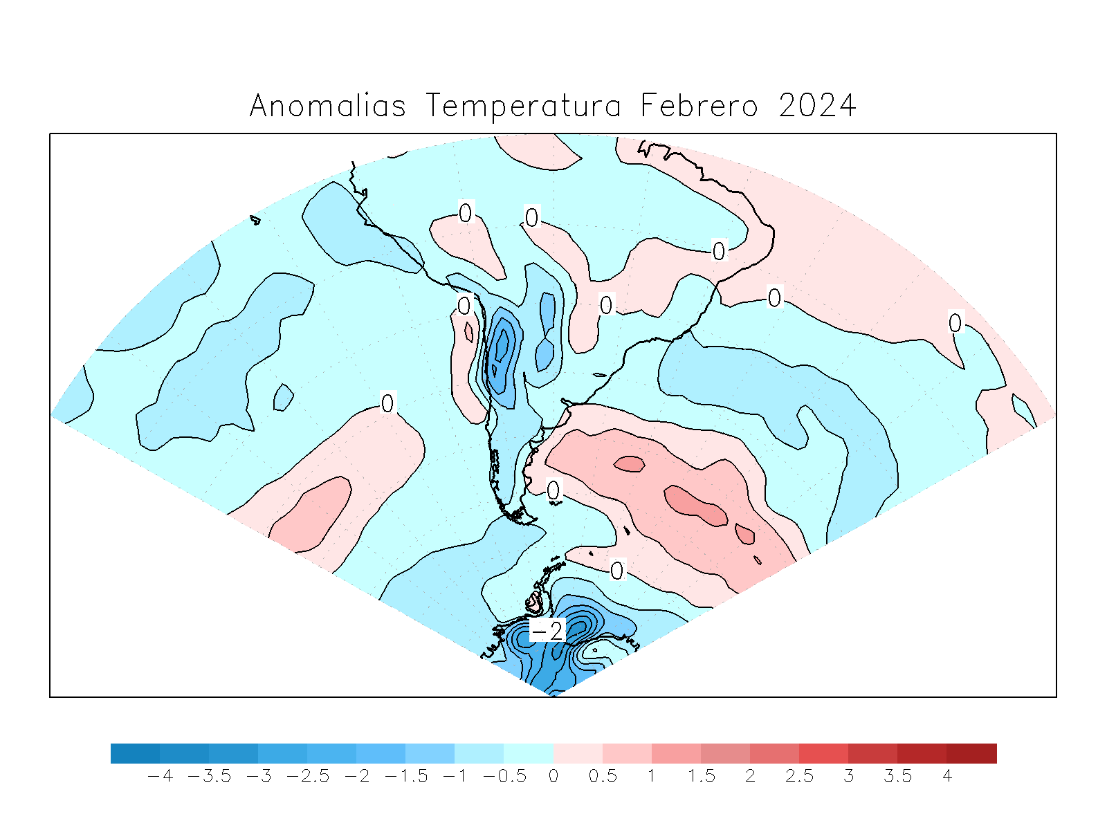 Anomalia para el mes de FEB